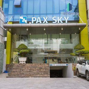 Mặt tiền tòa nhà Pax Sky Đề Thám quận 1
