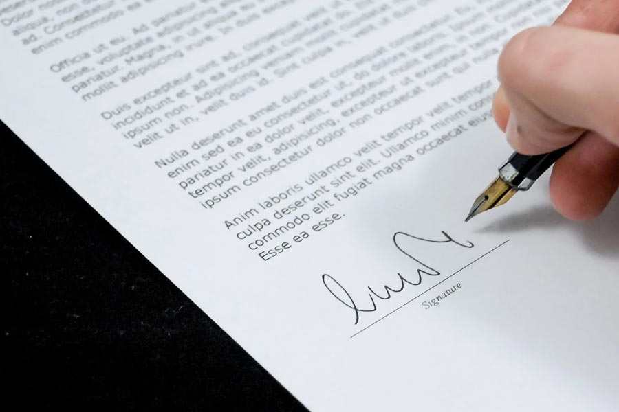 Quy định hợp đồng thuê văn phòng có pháp lý khi có chữ ký cả hai bên
