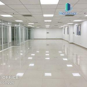 Diện tích cho thuê văn phòng tại tòa nhà Thủy Lợi 4 sàn trần và các trang thiết hoàn thiện