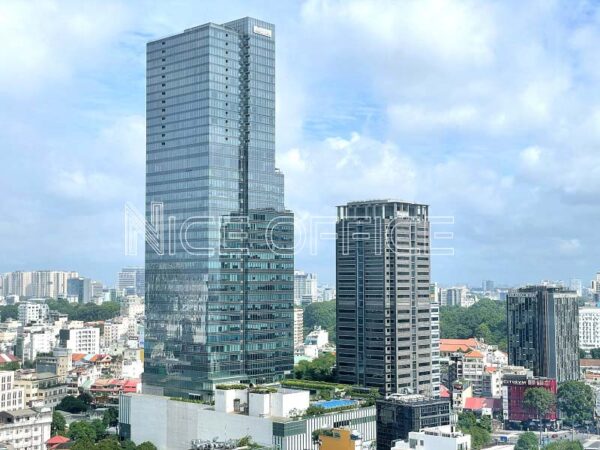 Hai tháp Saigon Centre Tower 1 & 2 nhìn từ trên cao
