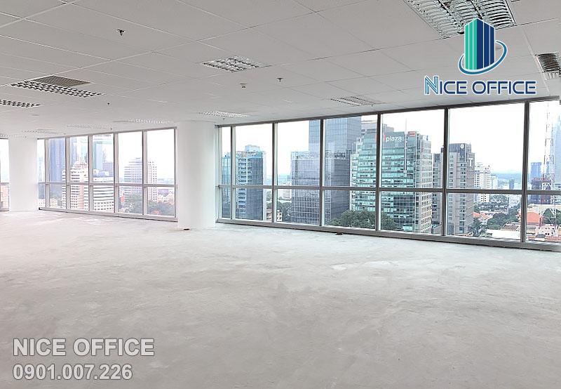 View thông thoáng từ văn phòng cho thuê tầng 15 tòa nhà Centec Tower