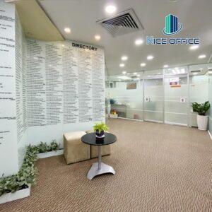 Bảng tên doanh nghiệp đặt văn phòng ảo tại G Office - Saigon Trade Center