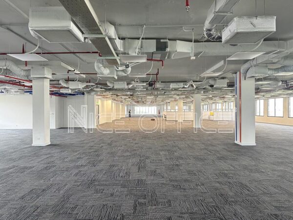 Mặt bằng trống đã hoàn thiện tại tòa nhà OfficeHaus
