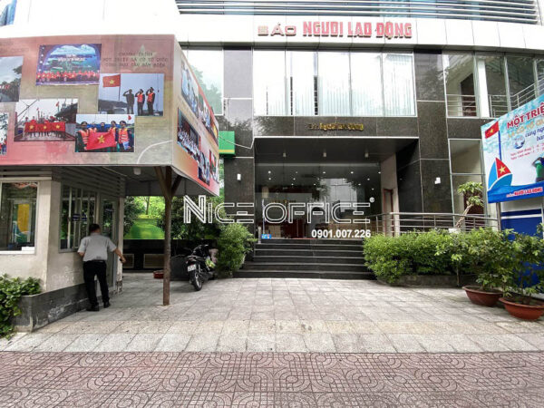 Mặt tiền khối văn phòng Cao Ốc 123 Building