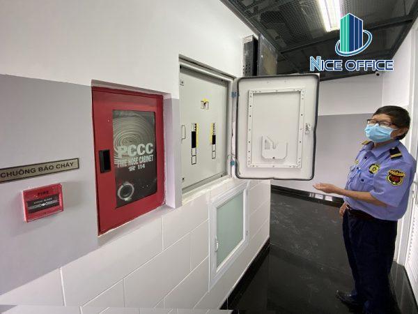 Tủ điện và hệ thống PCCC mỗi tầng tại Mios Building