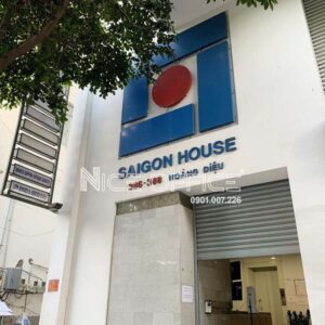 Mặt tiền tòa nhà Saigon House Building