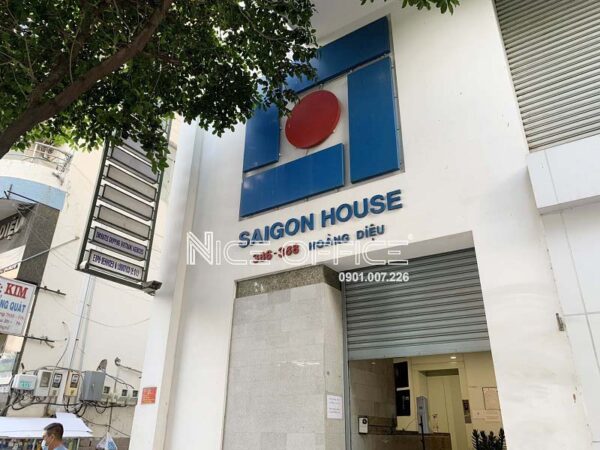 Mặt tiền tòa nhà Saigon House Building