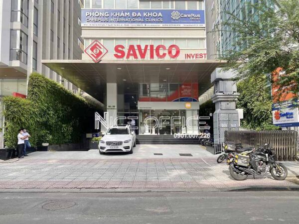 Mặt tiền tòa nhà Savico Invest