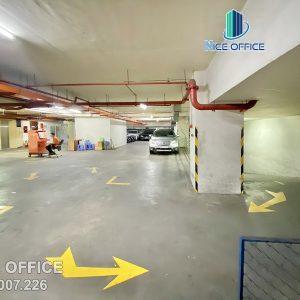 MB Building có 2 hầm xe đáp ứng số lượng lớn nhu cầu đỗ xe của toàn khối văn phòng