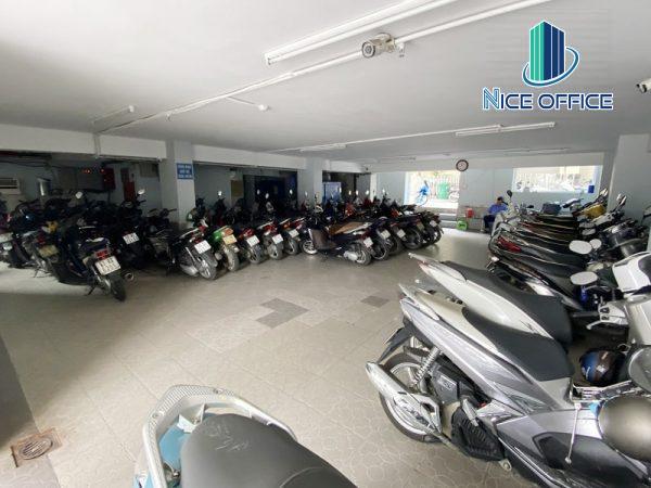 Hầm để xe máy tại tòa nhà Minh Anh Tower - Quận Tân Bình