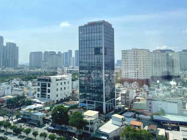 Toàn cảnh tòa nhà An Phong - AP Tower nhìn từ trên cao