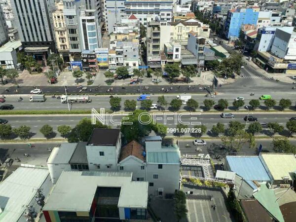View đường Điện Biên Phủ nhìn từ tầng 12 tòa nhà An Phong - AP Tower