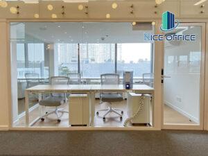Phòng làm việc 5 chỗ view thông thoáng tại Sunwah Innovation Center