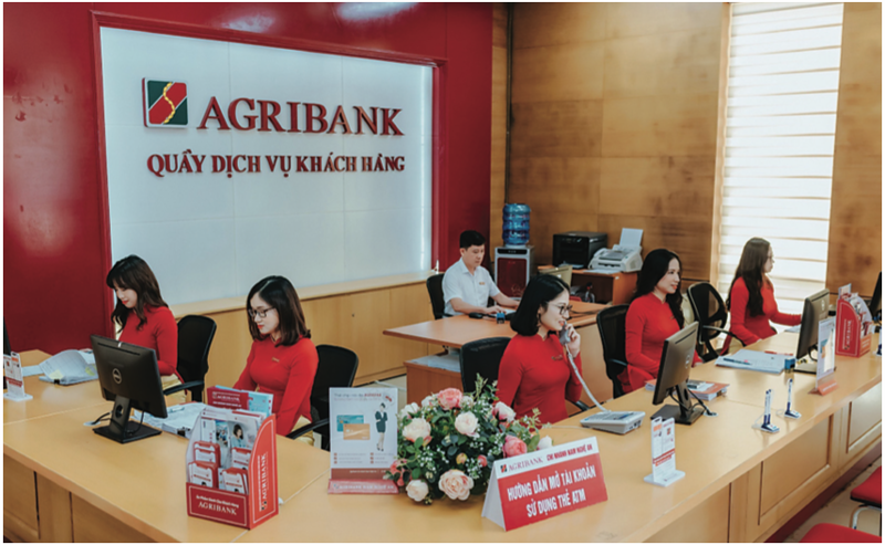 Hình ảnh phòng giao dịch Agribank