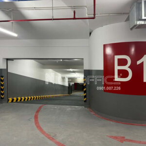 Tòa nhà có 4 hầm xe đáp ứng được nhu cầu lớn về việc đỗ xe của khách hàng