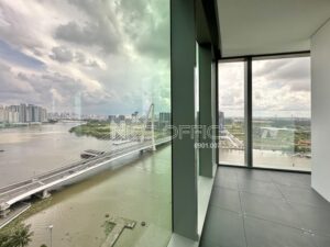 View cầu Ba Son nhìn từ tầng 20 tòa nhà VPBank Saigon Tower