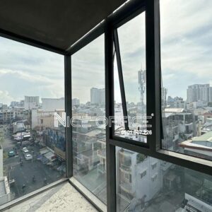 View chợ Tân Định nhìn từ tầng 6 tòa nhà Zeta Building Nguyễn Hữu Cầu