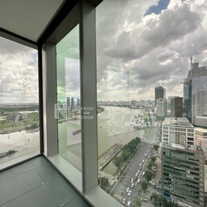 View đường Tôn Đức Thắng & sông Sài Gòn nhìn từ tầng 20 tòa nhà VPBank Saigon Tower