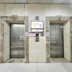 Hai thang máy dành riêng cho khối văn phòng tại tòa nhà Copac Square