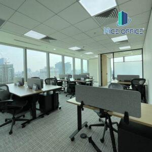 Văn phòng trọn gói tại TEC The Nexus được trang bị đầy đủ bàn ghế cao cấp