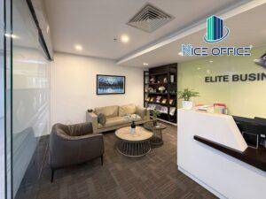 Khu vực tiếp khách chung tại Elite Business Center