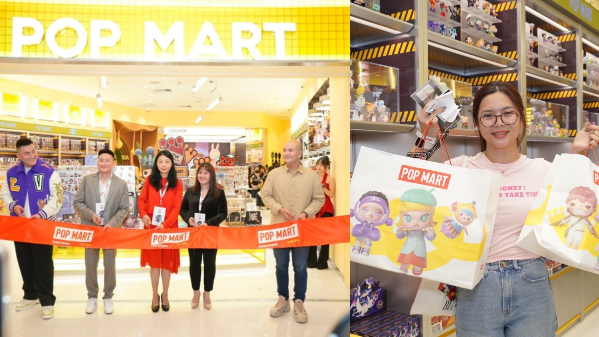 Vào ngày 18 tháng 5 năm 2024, POP MART đã chính thức khai trương cửa hàng đầu tiên tại Việt Nam, tọa lạc tại Trung tâm Thương mại Crescent Mall, Quận 7